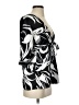 Charlotte Russe 100% Polyester Black 3/4 Sleeve Blouse Size S - photo 4