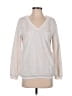 Eyelash Couture Chevron-herringbone White Pullover Sweater Size XS - photo 1
