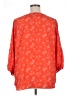 Collective Concepts 100% Polyester Orange 3/4 Sleeve Blouse Size 1X - photo 2