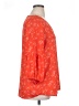 Collective Concepts 100% Polyester Orange 3/4 Sleeve Blouse Size 1X - photo 4
