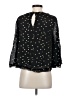 Floreat 100% Viscose Stars Black 3/4 Sleeve Blouse Size S - photo 2