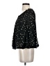 Floreat 100% Viscose Stars Black 3/4 Sleeve Blouse Size S - photo 5