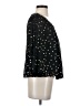Floreat 100% Viscose Stars Black 3/4 Sleeve Blouse Size S - photo 4