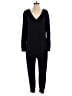 Anrabess Solid Black Jumpsuit Size M - photo 1