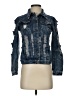 Thrill 100% Cotton Blue Denim Jacket Size S - photo 1