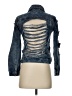 Thrill 100% Cotton Blue Denim Jacket Size S - photo 2