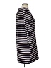 J.Crew 100% Polyester Stripes Black Casual Dress Size 2 - photo 5