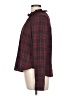 Thakoon Plaid Burgundy Long Sleeve Blouse Size 10 - photo 5