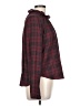 Thakoon Plaid Burgundy Long Sleeve Blouse Size 10 - photo 4