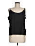 Chico's 100% Polyester Black Tank Top Size Med (1) - photo 1