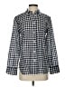 J.Crew Checkered-gingham Blue Long Sleeve Button-Down Shirt Size 4 - photo 1