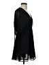 A New Day 100% Polyester Solid Black Casual Dress Size XS - photo 4