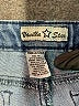 Vanilla Star Hearts Blue Denim Shorts Size 12 - photo 3
