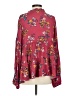 Easel 100% Rayon Burgundy Long Sleeve Blouse Size S - photo 2