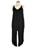 Shinestar 100% Rayon Solid Black Jumpsuit Size S - photo 1