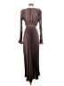 L'IDÉE 100% Polyester Brown Cocktail Dress Size 4 - photo 1