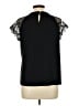 Worthington Black Short Sleeve Blouse Size L - photo 2