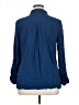 New Directions Blue 3/4 Sleeve Button-Down Shirt Size XL (petite) - photo 2
