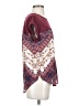 Rewind 100% Polyester Burgundy Short Sleeve Top Size S - photo 4