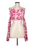 Shein 100% Polyester Pink Kimono Size L - photo 1