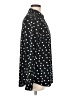 Merona 100% Polyester Polka Dots Black Long Sleeve Blouse Size M - photo 4
