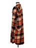 Unbranded 100% Polyester Plaid Orange Coat Size M - photo 5