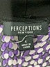 Perceptions Graphic Purple Casual Dress Size S - photo 6