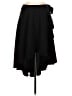 Express 100% Polyester Solid Black Formal Skirt Size 6 - photo 1