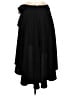 Express 100% Polyester Solid Black Formal Skirt Size 6 - photo 2