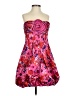 BCBGMAXAZRIA 100% Polyester Floral Pink Cocktail Dress Size 6 - photo 1