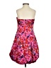 BCBGMAXAZRIA 100% Polyester Floral Pink Cocktail Dress Size 6 - photo 2