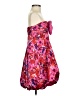 BCBGMAXAZRIA 100% Polyester Floral Pink Cocktail Dress Size 6 - photo 4