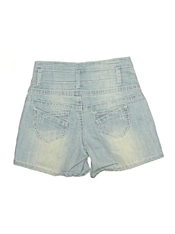 Blue Asphalt Denim Shorts (view 2)