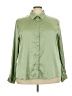 Shein Curve Solid Green button down Size 4XL Plus - photo 1