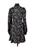 Express Animal Print Black Casual Dress Size XS - photo 2