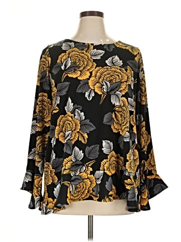 Carmen Carmen Marc Valvo Long Sleeve Blouse (view 1)