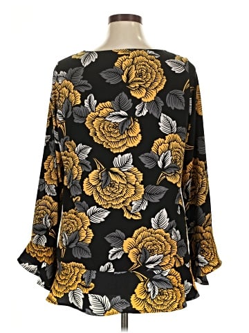 Carmen Carmen Marc Valvo Long Sleeve Blouse (view 2)