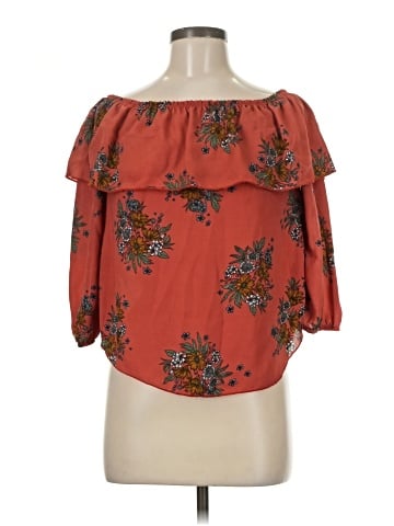 E&M Collection 3/4 Sleeve Blouse (view 1)