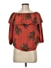 E&M Collection Orange 3/4 Sleeve Blouse Size M - photo 1