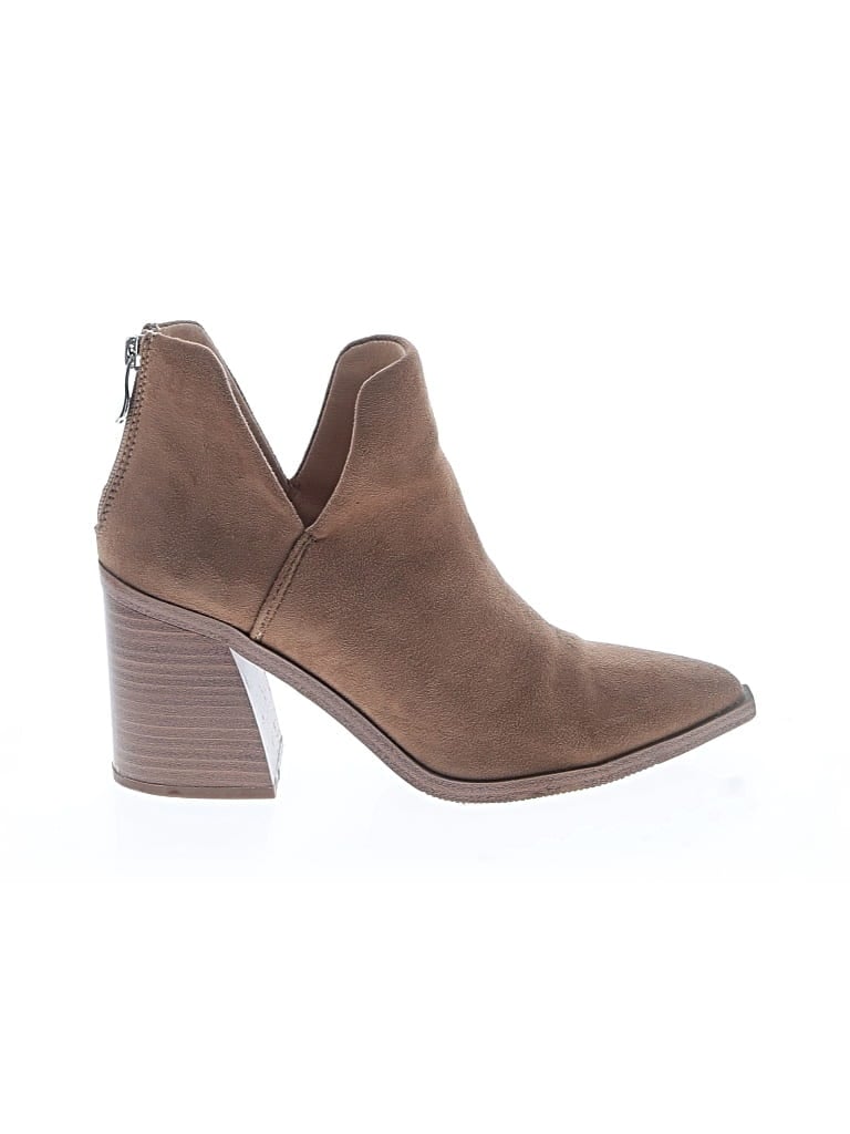 Pre-owned Unbranded Ankle Boots In Brown