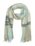 Nine West 100% Polyester Teal Tan Scarf One size - photo 1