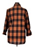 Unbranded Plaid Orange 3/4 Sleeve Blouse Size 1X - photo 2