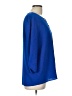 Cathy Blue 3/4 Sleeve Blouse Size L - photo 4