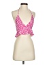 Shein 100% Polyester Pink Tank Top Size 4 - photo 1