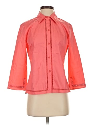 Allison Taylor 3/4 Sleeve Button-Down Shirt (view 1)