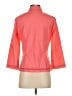 Allison Taylor Color Block Orange 3/4 Sleeve Button-Down Shirt Size S - photo 2