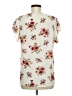 Perfect Peach Ivory Short Sleeve Blouse Size M - photo 2