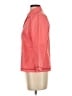 Allison Taylor Color Block Orange 3/4 Sleeve Button-Down Shirt Size S - photo 5
