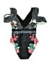 Unbranded Floral Black One Piece Swimsuit Size M - photo 2
