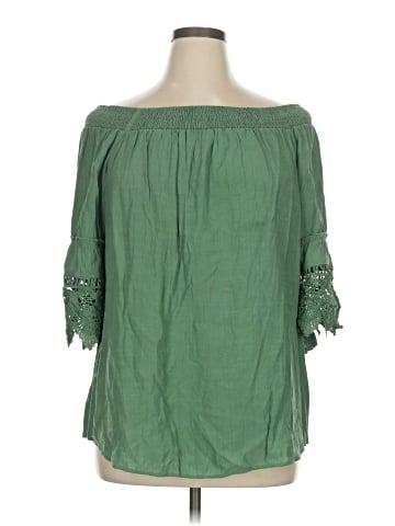 NY Collection 3/4 Sleeve Blouse (view 1)